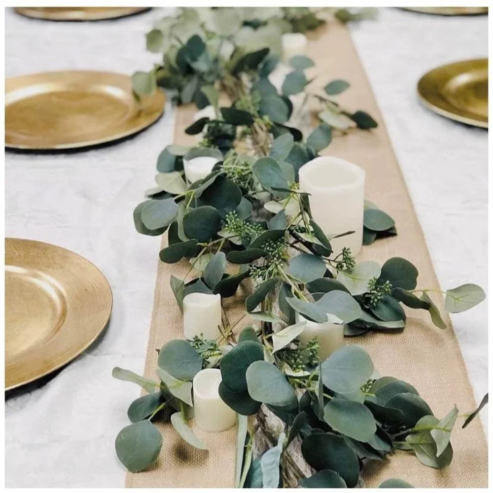 4 Pack Eucalyptus Garland Greenery Vines Strands Wedding Centerpiece Decor 26 to